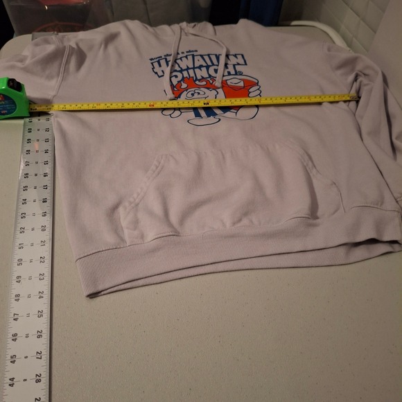 Hawaiian Punch Graphic Hoodie Sweatshirt Light Purple Long Sleeve Casual Size L - Picture 5 of 6